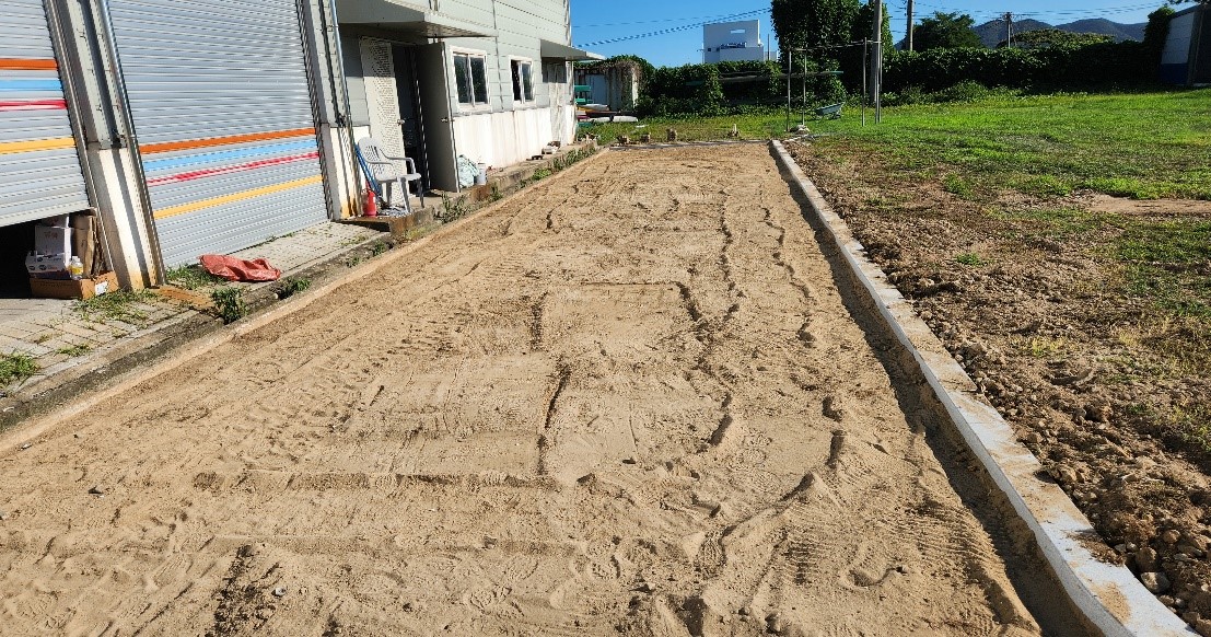 인조화강블록 포장 1